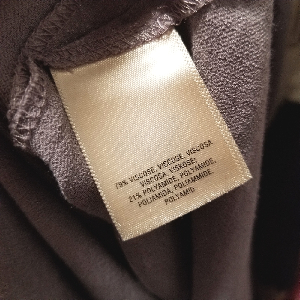 Anthropologie Moulinette Soeurs Shimmery Purple Asymmetrical Hem Slip Dress - Picture 6 of 7